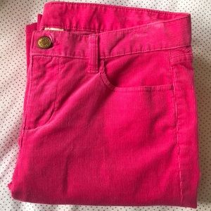 J Crew Hot Pink Corderoys